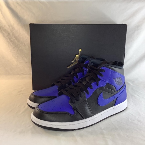 jordan 1 mid hyper royal violet